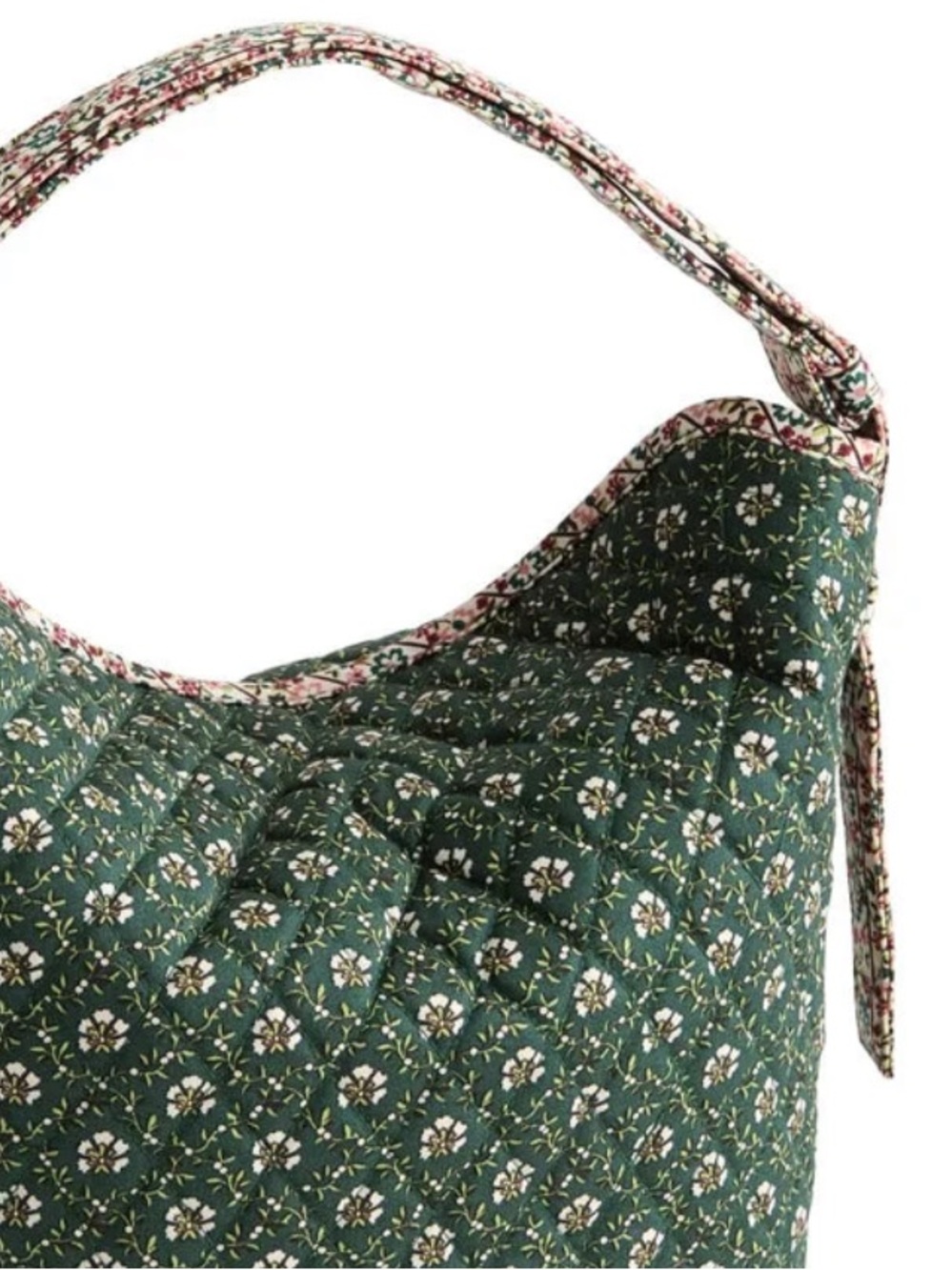 NWT Vera Bradley Astoria Shoulder Bag Mistletoe Lattice Crossbody Purse Tote NEW - Picture 3 of 11